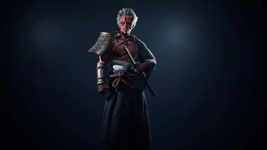 日本恶鬼恶魔武士浪人反派游戏角色动画虚幻ue4设计素材