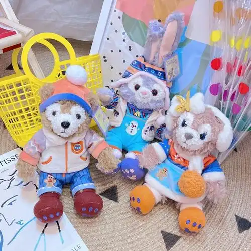 达菲熊公仔毛绒玩具名创优品宜家商场同款圣诞节星黛露雪莉玫可爱