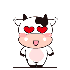 可爱毛茸茸搞怪牛牛gif动图_动态图_表情包下载_soogif