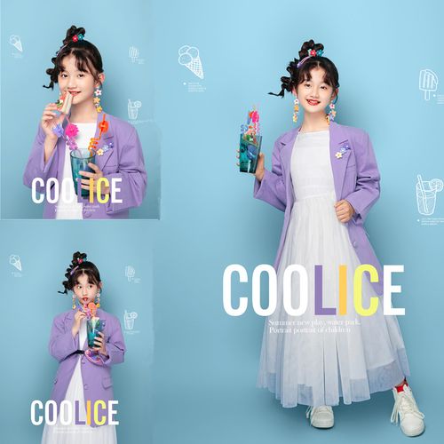 影楼儿童主题服装2023展会新款8-10岁个性纱裙写真潮童艺术照服饰