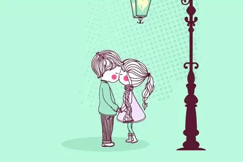 卡通恋人素材_陪伴的幸福_爱情163小说网