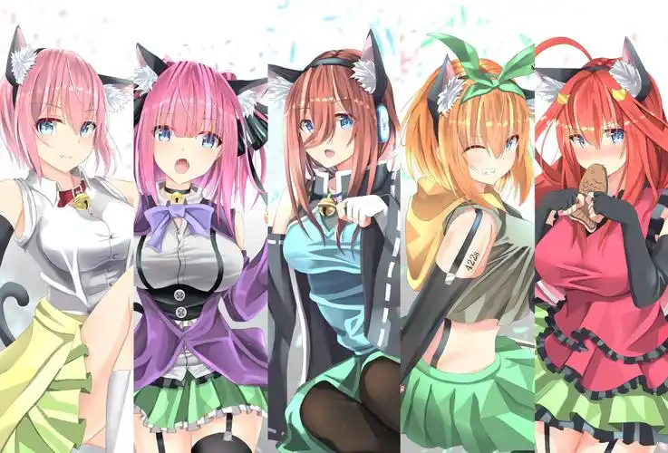 4k壁纸五等分的花嫁