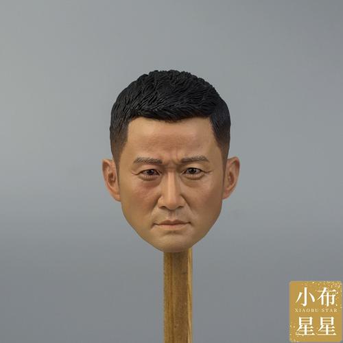 1/6兵人包胶素体12寸手办用亚洲中国功夫电影男明星吴京头雕
