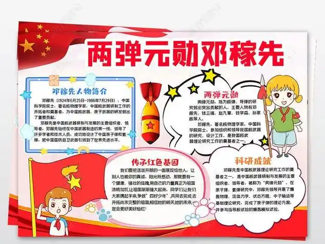 七年级下册第一课邓稼先手抄报一年级下册手抄报