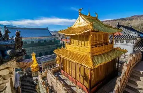 佛教圣地五台山,一起去登黛螺顶,欣赏山中美景