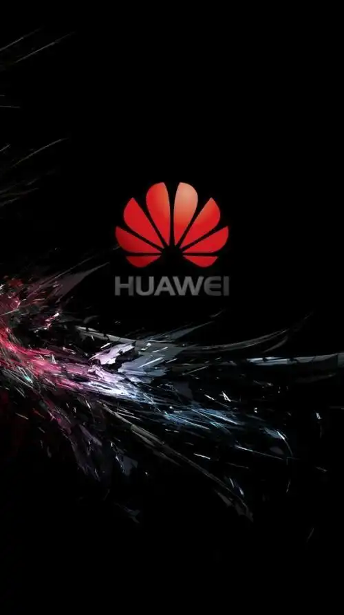 华为黑色标志壁纸