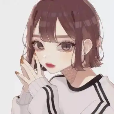 漫画图片女生手绘头像高清好看的高冷手绘女头图片