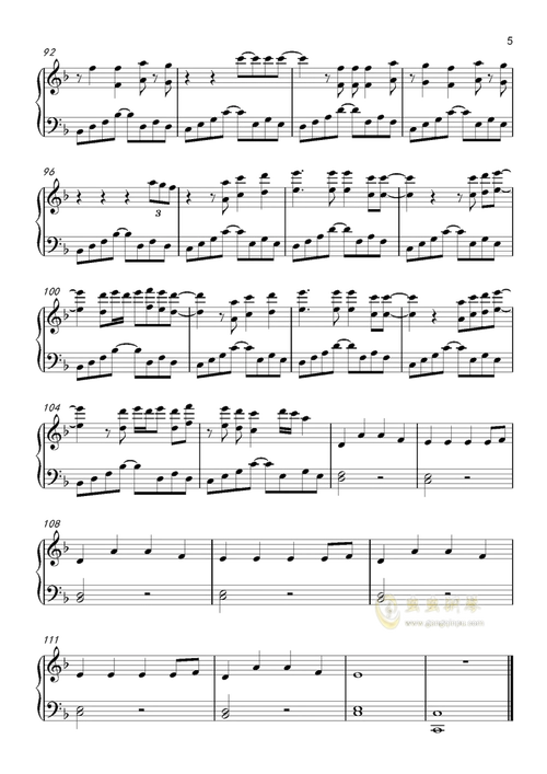 in the end钢琴谱复杂完整(intheend钢琴双手简谱)