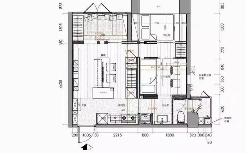 唐忠汉作品卧室推荐 #平层案例 平层丨梦想改造家 唐忠汉妙改38平小