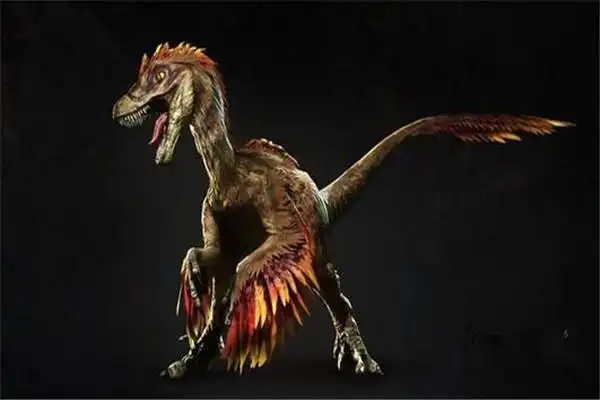 恐爪龙身长可达34米爪子形态很是特殊凶猛生物