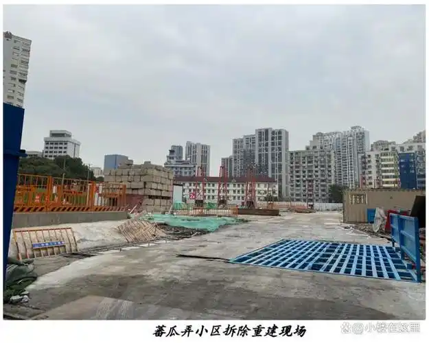 上海越来越多的老破小开始原拆原建了