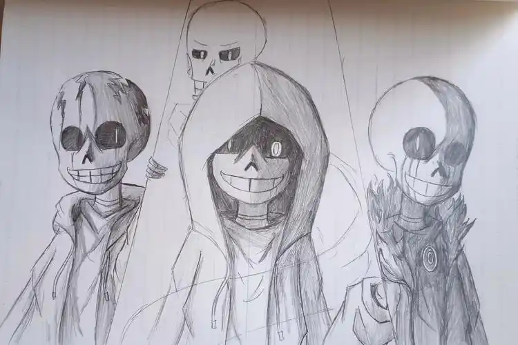 三重邪骨二阶段(纸绘,主题为半素描)