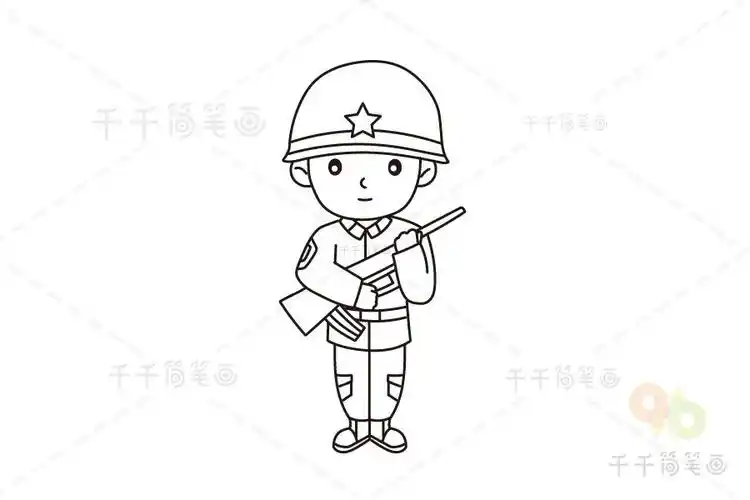 军人房间简笔画搜索