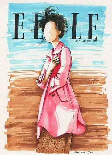 那些年手绘过的时尚杂志封面