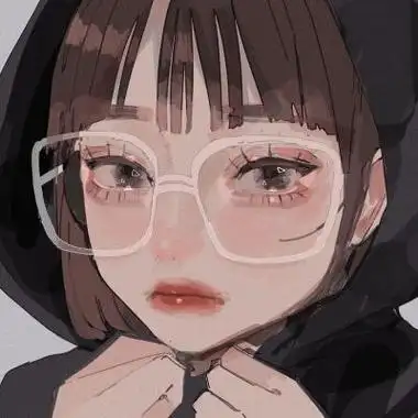 超酷高冷系手绘女生动漫头像图片