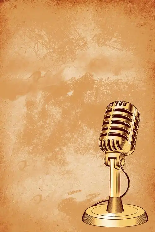 淡雅简约演讲比赛海报背景素材图片免费下载_觅元素