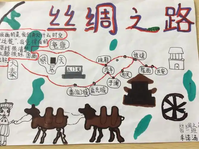 "我们身处什么时空-迁徙"四一班"丝绸之路美术作品展