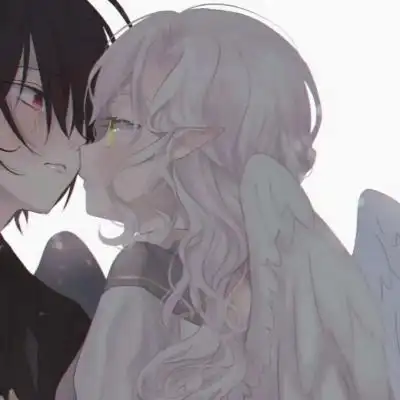 冷酷帅气动漫情侣头像