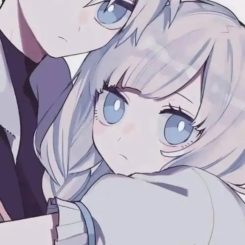 情侣头像高冷一左一右