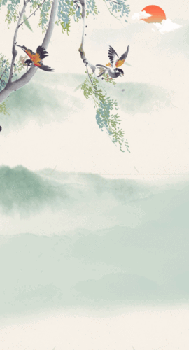 穿过一道烟幕仿佛闯进了人间仙境亭台楼阁,鱼翔浅底,雀声四起池中烟雾