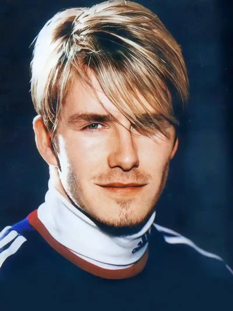 那些年的足坛第一帅哥 金发少年贝克汉姆