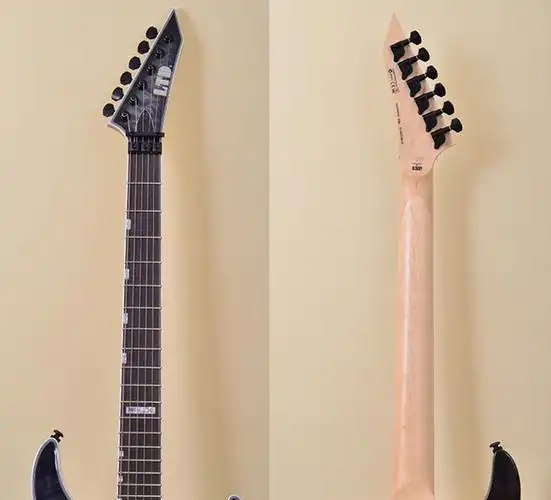 esp印尼产ltd金属摇滚单双摇lec256演出乐手mt130黑美人lp电吉他品质