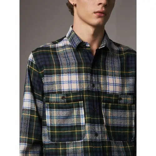 苏格兰格纹羊毛衬衫 产品图片31