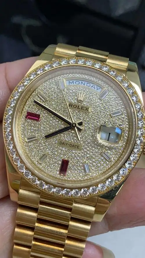 劳力士满天星满钻金买黑冰糖不如直接毕业入手劳力士日志满天