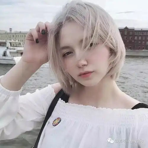 网红达人带你解锁浅金色短发!比精灵还美