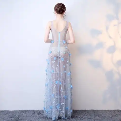 g660/性感透视裙礼服夜店女装蕾丝镶钻会所ktv车展演出服-阿里巴巴