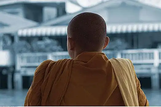 和尚,湄南河,曼谷,泰国