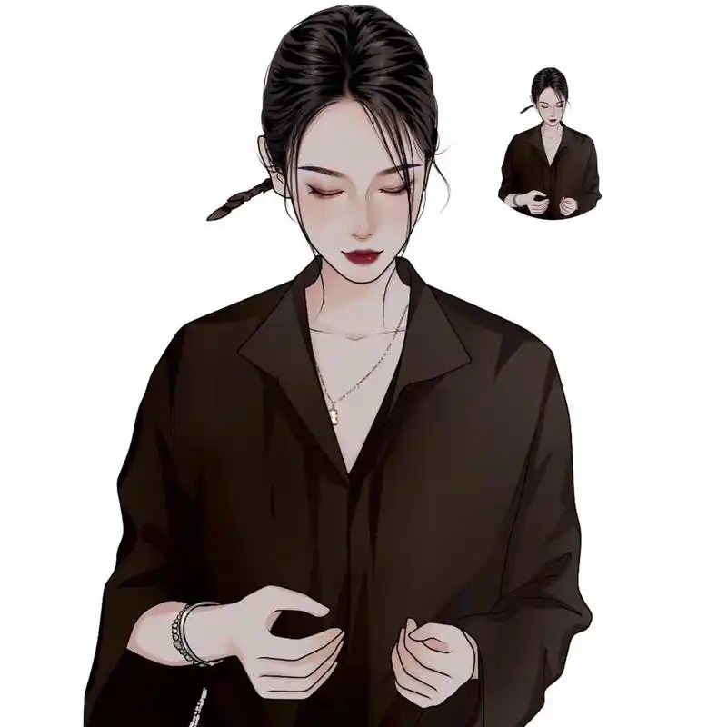 手绘头像丨高冷女生漫画头像丨御姐头像 漫画人物头像 手绘头像女高冷