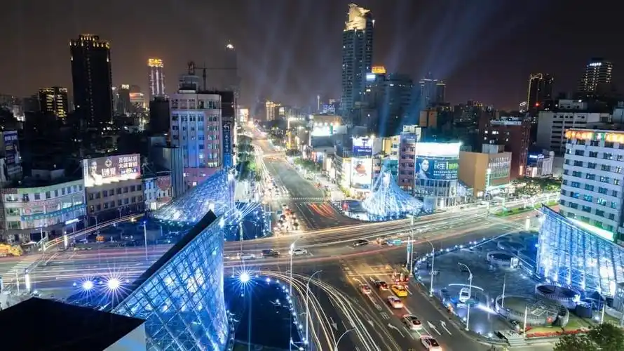 高雄市区的夜景