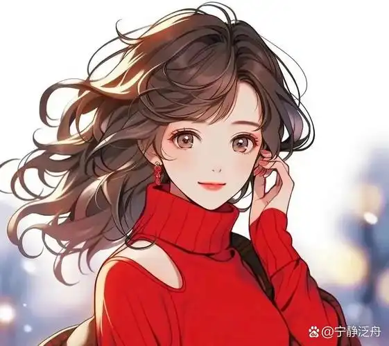 头像 | 手绘唯美女生小头像 那一点点不完美,就是我们努力的方向