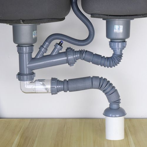 防臭厨房下水管潜水艇排水管下水管道下水道管子配件水槽下水器