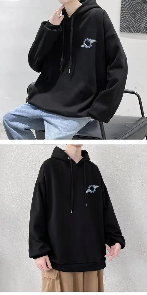 tnt时代少年团马嘉祺刘耀文同款卫衣男春秋连帽欧美高街情侣装外套