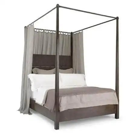 美式新古典风格thomas & gray牌有顶罩的高柱床家居图片(80702)-至上