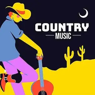 手绘乡村音乐海报