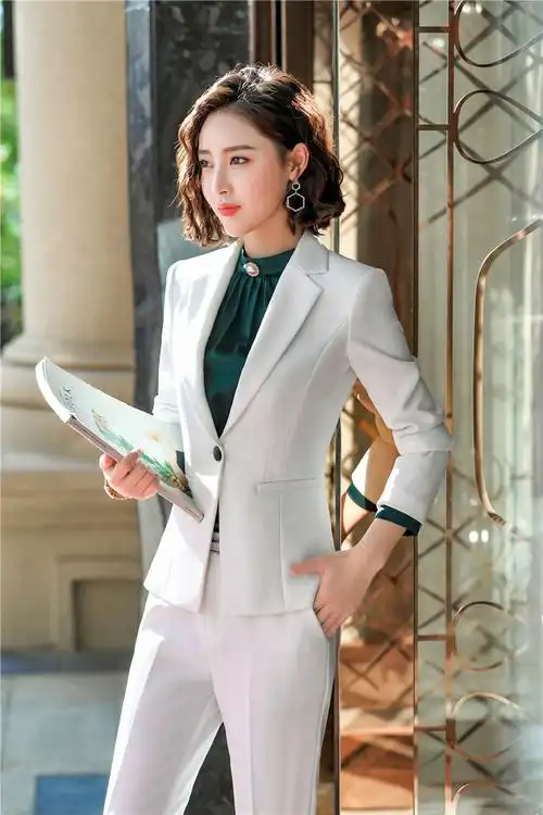 职业西装套装裙气质主持人正装女职业装时尚英伦风小西服白领套装