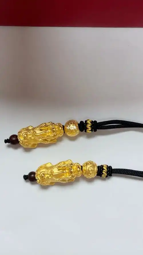 黄金貔貅吊坠