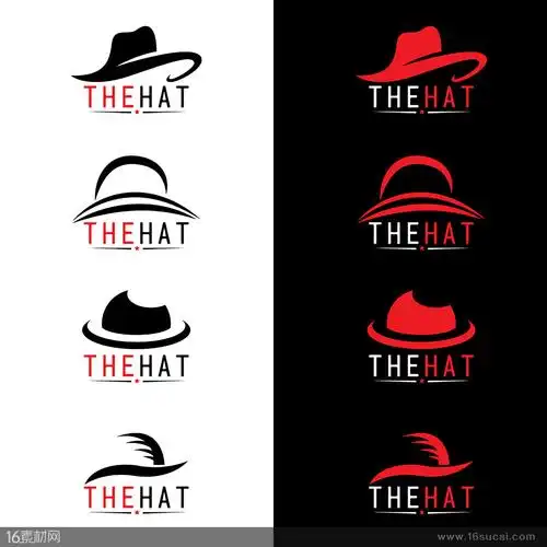 帽子企业logo设计矢量素材