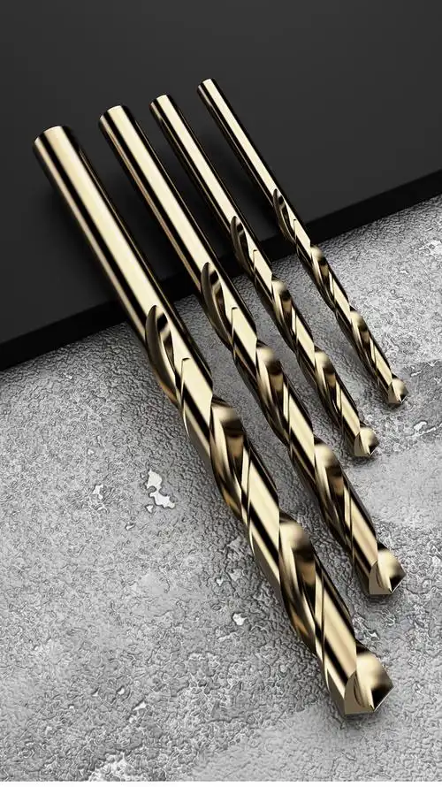 m35含钴钻麻花钻头打铁板材金属不锈钢专用钻头hss高硬度黄色耐用 含