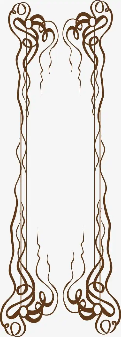 简单复古边框素材免费下载_觅元素