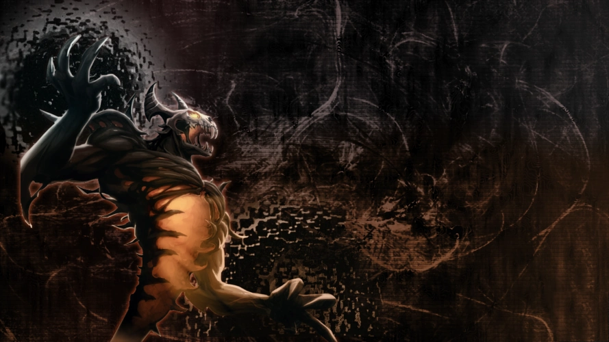 求dota影魔高清电脑壁纸,1366x768的,感谢!