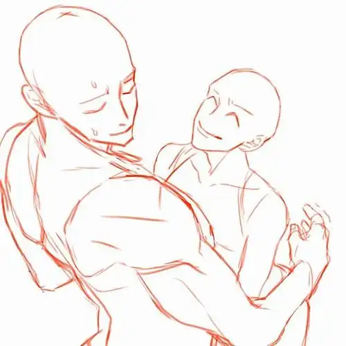 情侣互动亲密动作