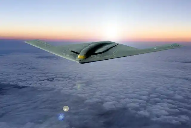 美空军b-21隐形轰炸机概念图