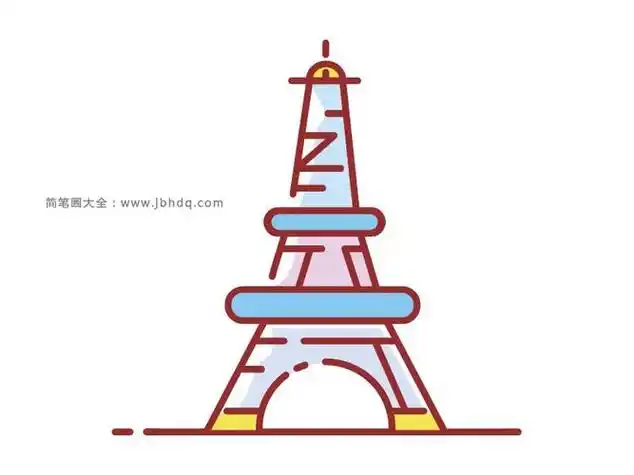 轴对称图形的著名建筑简笔画