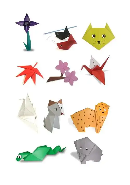 手工折纸大全图解 儿童简笔画280张图 教子十二篇 日本折纸 动物英语