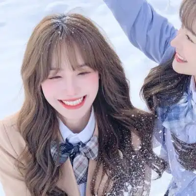 顾柒颖 ins一对两张清新闺蜜头像_女生头像_我要个性网