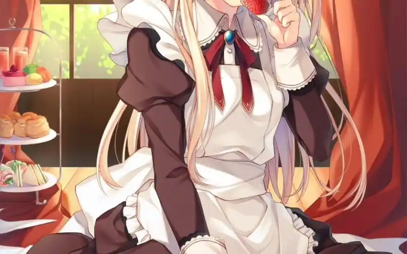 二次元图片女仆手机壁纸分享